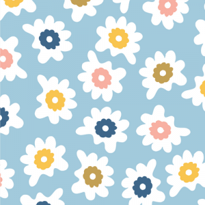 floral repeat pattern