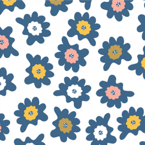 floral repeat pattern