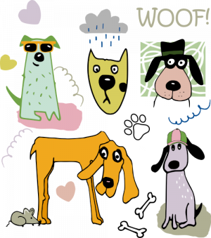 dog illustration