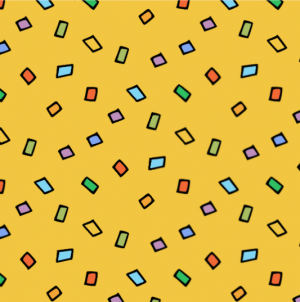 Doodle-pattern-repeat-shapes-on-yellow