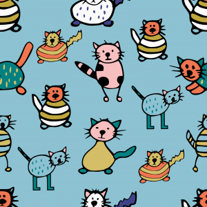 cats repeat pattern