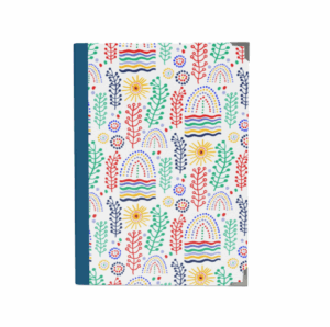 Notepad featuring a loonaticcat repeat pattern design