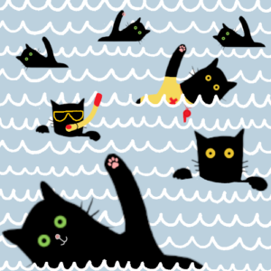 wall-art-feline-lifeguards wall-art-feline-lifeguards